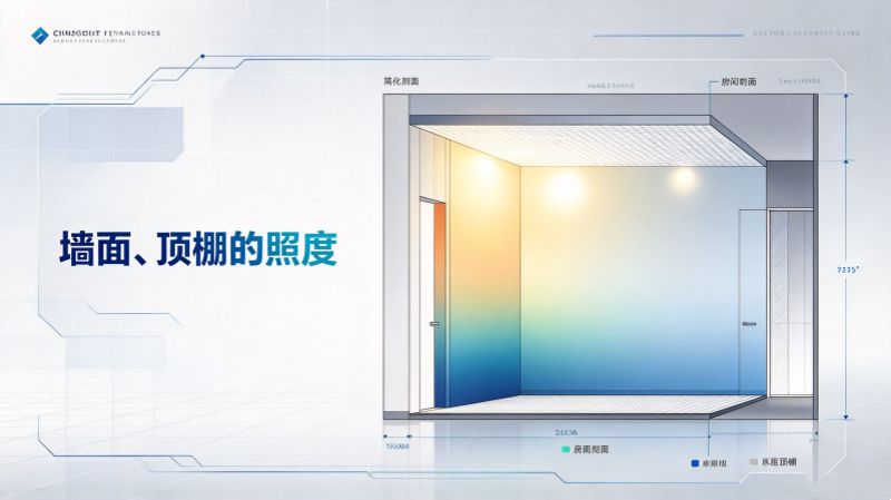 墙面、顶棚的照度标准