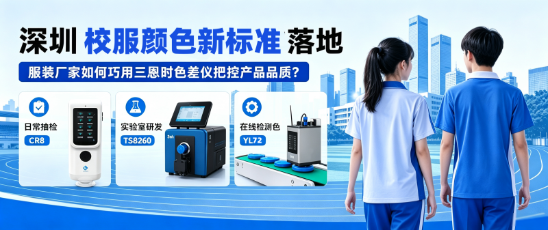 深圳校服颜色新标准落地：服装厂家如何用色差仪做全流程品控