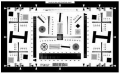 增强型ISO12233标准分辨率测试卡
